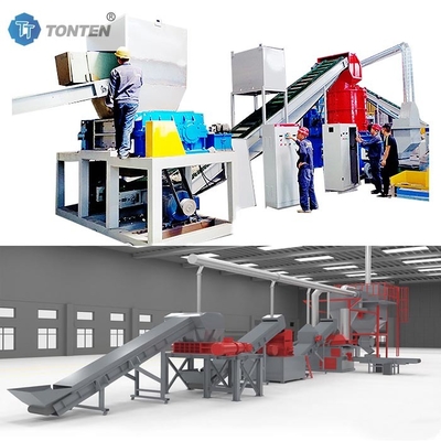 가정용 전기 기기용 폐기물 쓰레기 분쇄 기계 130KW