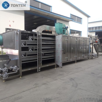 잔디 채소 망 벨트 건조기 기계 뜨거운 공기 건조 58kw