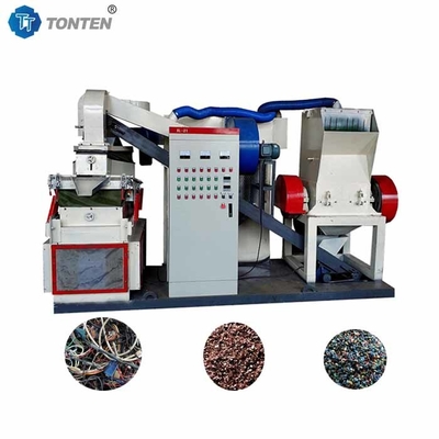 폐기물 케이블 Granulator 알루미늄 플라스틱 분쇄 분리 구리 쌀 기계