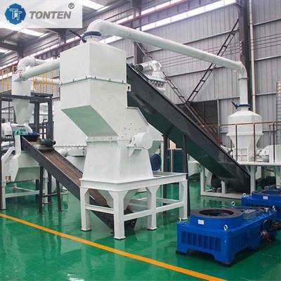 OEM 플라스틱 폐기물 재활용 공장 PP PE 필름 Ldpe 세탁 공장 쇄선