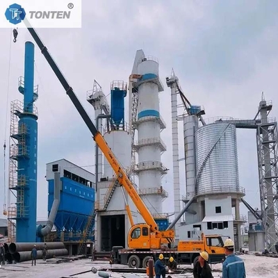 맞춤형 시멘트 석회 수직 셰프트 kiln 액티브 석회 kiln 생산 라인