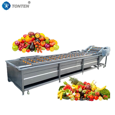 맞춤 샐러드 과일과 채소 청소 기계 세탁기 500-1000kg/시간