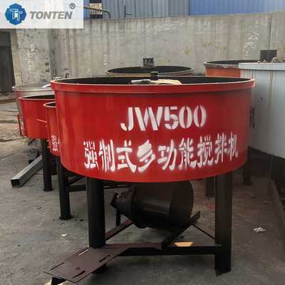 500l 700l 자동 자동 충전 시멘트 혼합 기계 콘크리트 평면 혼합기