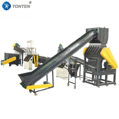폐기물 플라스틱 재활용 공장 Hdpe 부드러운 플라스틱 재활용 기계