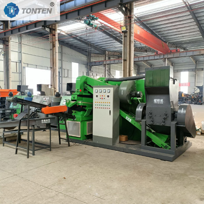 구리 플라스틱 분리 재활용 구리 와이어 granulator 기계