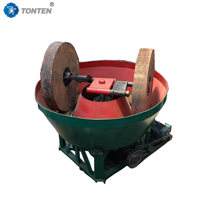 광물 철광석 금 은 습식 팬 밀 금 분쇄기